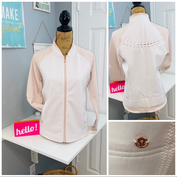 lululemon athletica Jackets & Blazers - Lululemon  zip-up braided back M